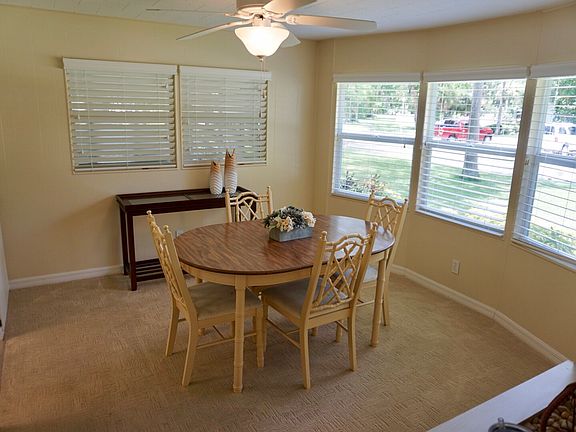 Separate dining space