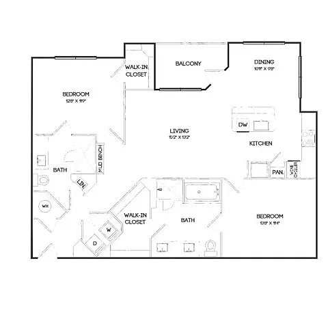 Floor plan B3B