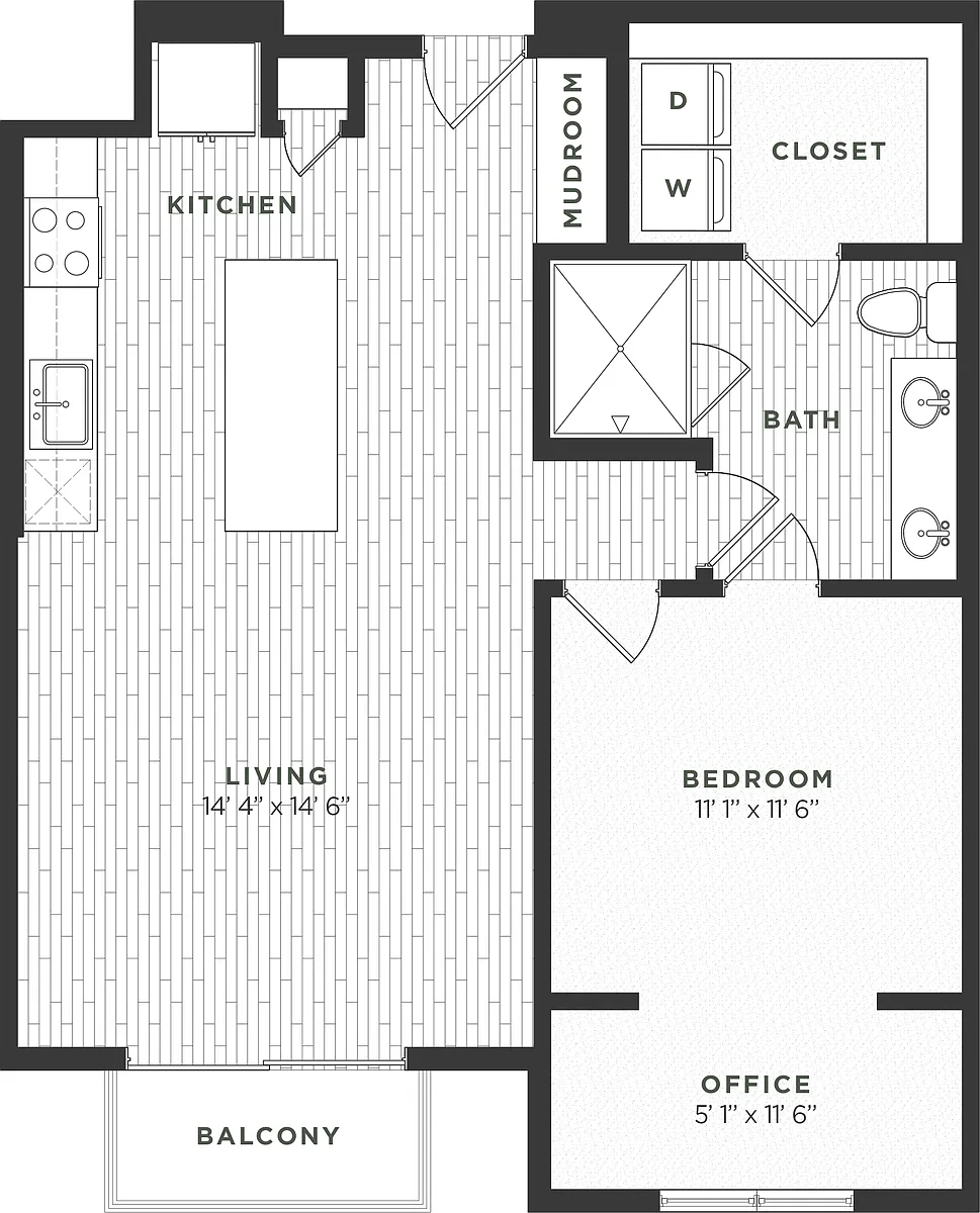 Floor plan 1C