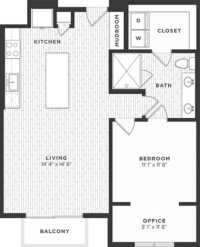Floor plan 1C
