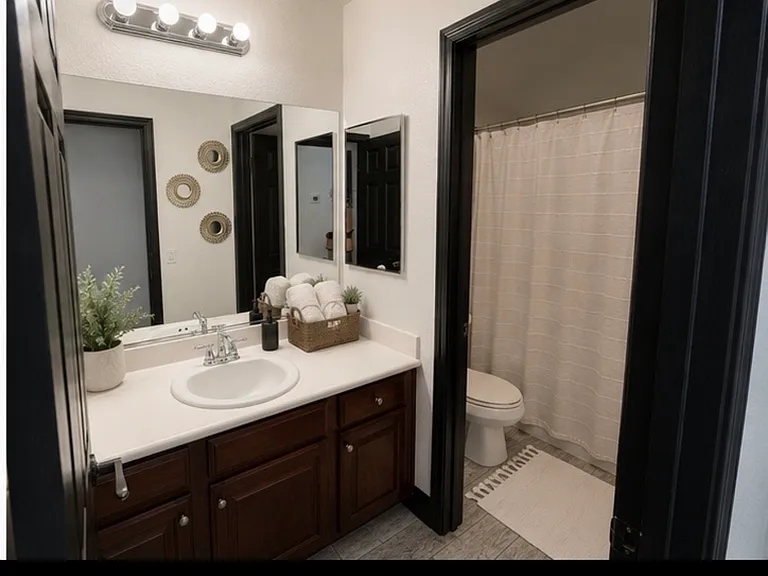 Middle restroom