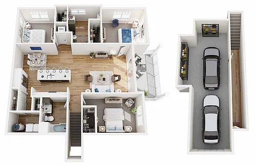Floor plan 3B