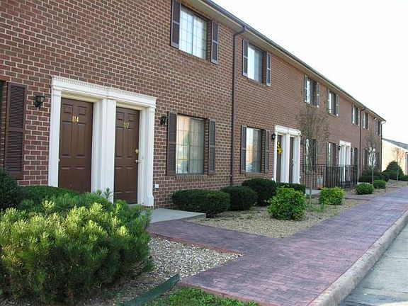 Typical townhouse entry