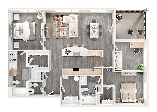 Floor plan Pikes