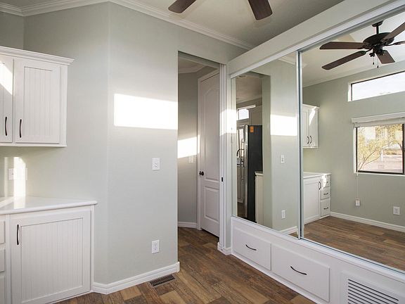 Lots of storage in Bedroom.  