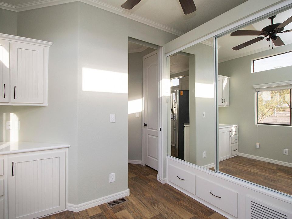 Lots of storage in Bedroom.  