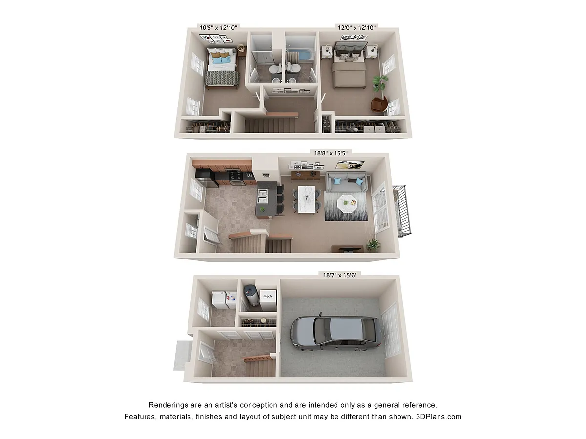 Floor plan Stansbury Town - FARMS