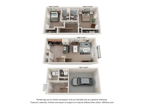 Floor plan Stansbury Town - FARMS