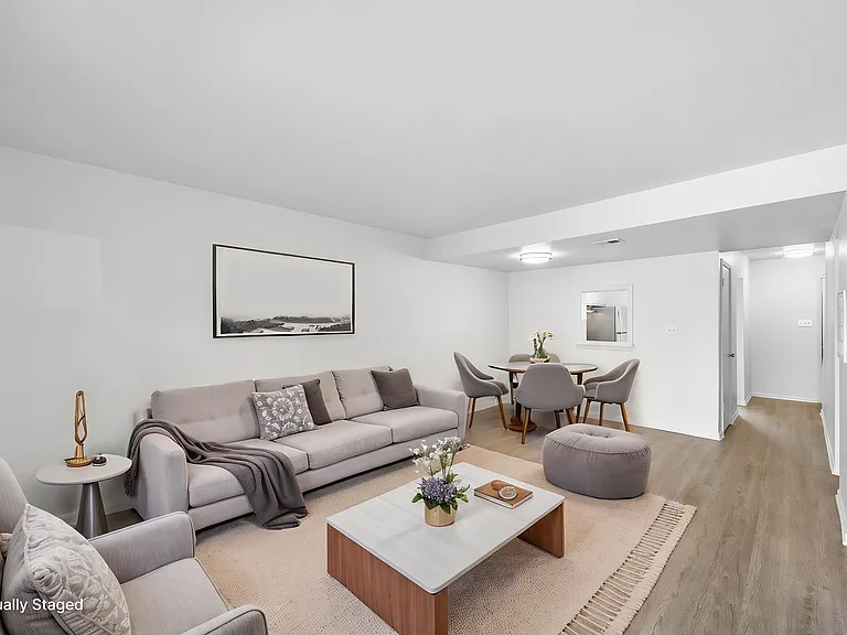 Space for living and dining