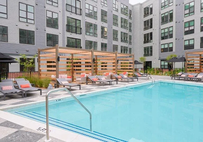 Pool Area Lounge and Cabanas