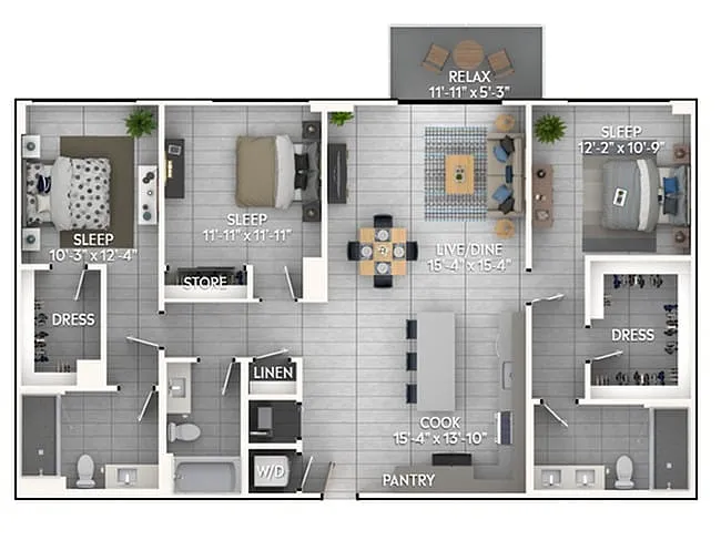 Floor plan D6a