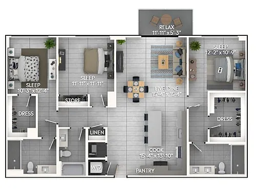 Floor plan D6a