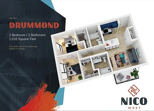 Floor plan Drummond