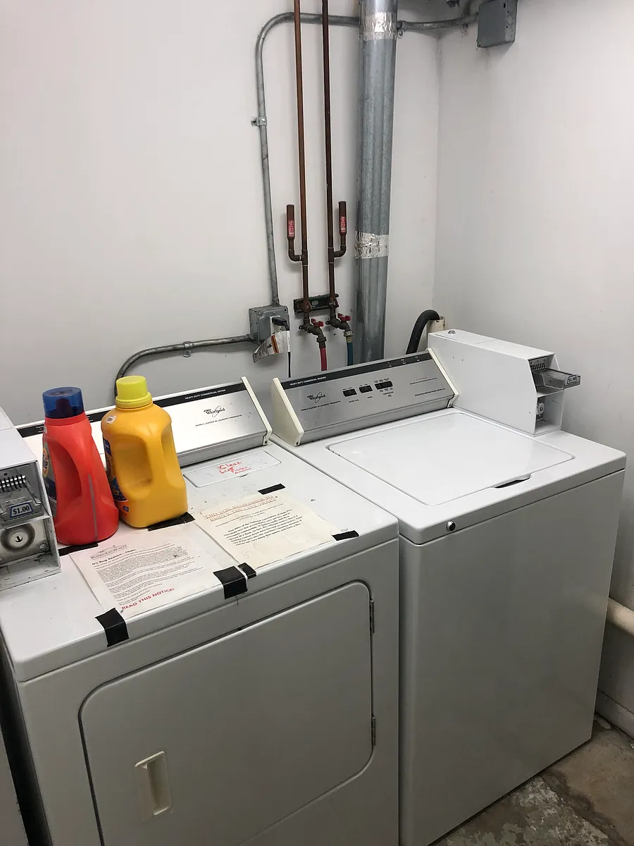 Shared washer and dryer, coin operated, for convenience. - 141 Spartan Ave #3
