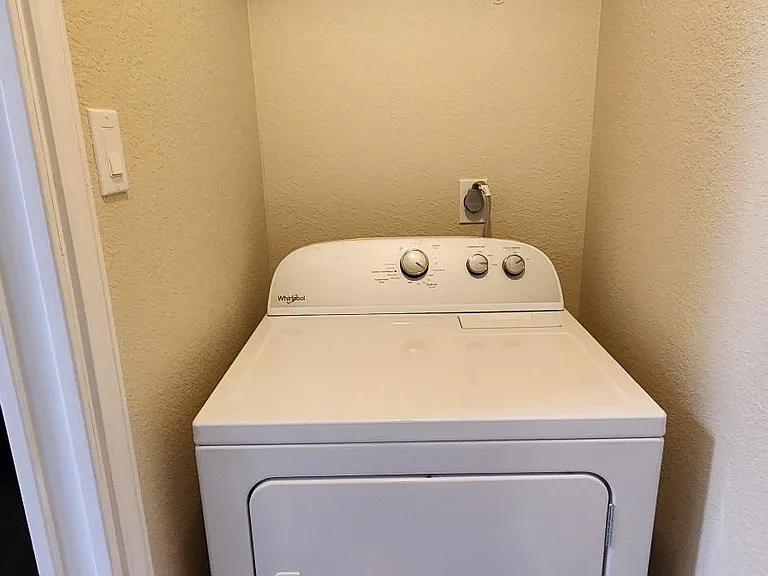 Also high-capacity dryer in the utility room.