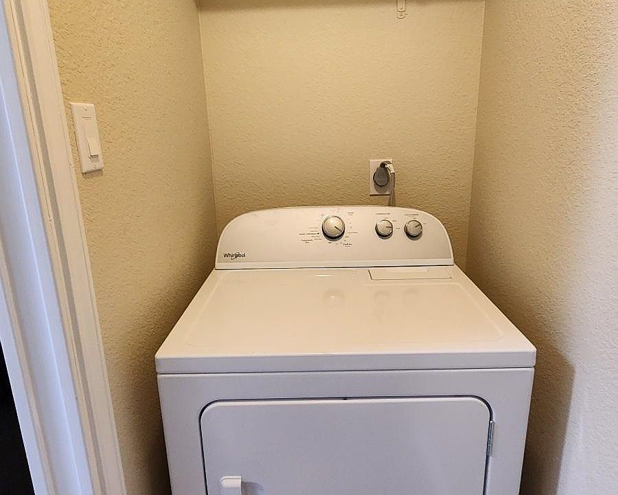 Also high-capacity dryer in the utility room.