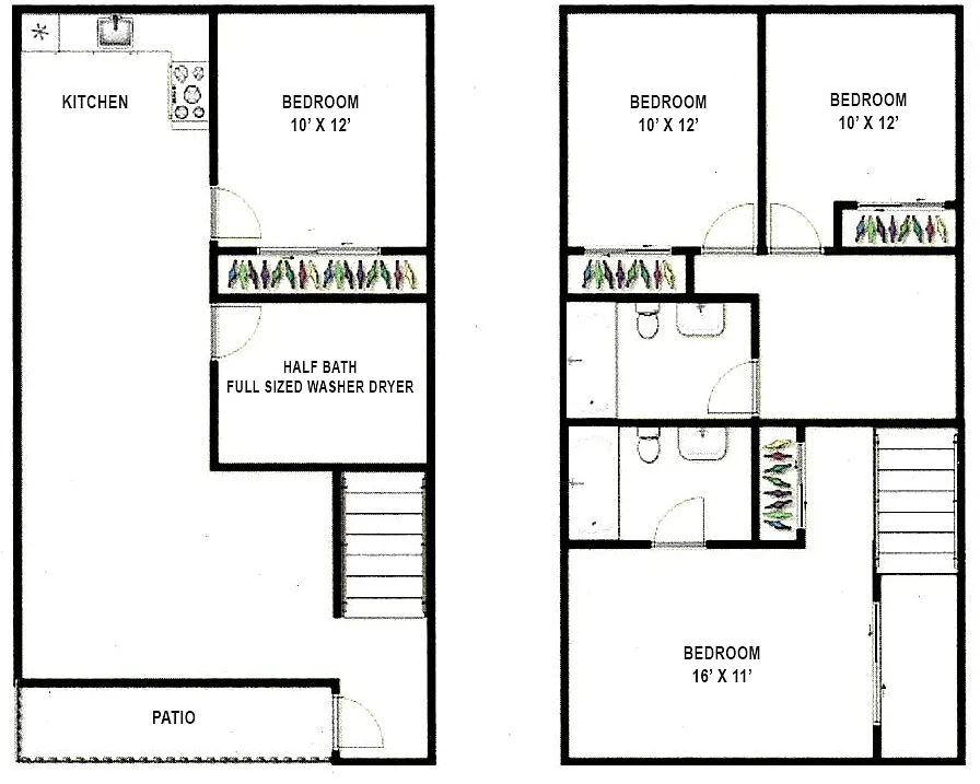 Floor plan 4 Bedroom