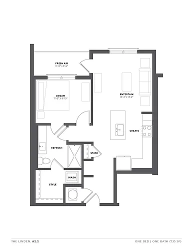 Floor plan A22