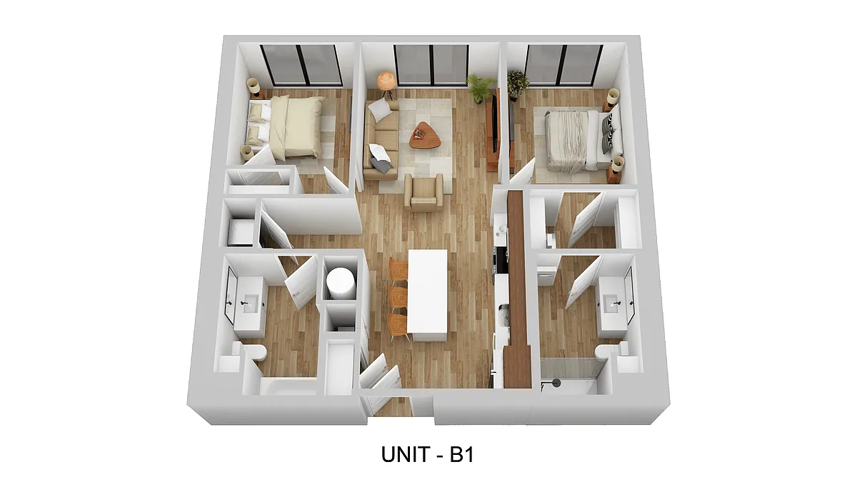 Floor plan B1