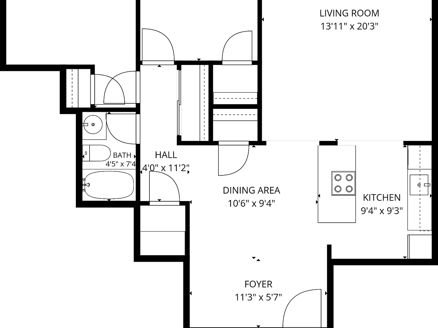 2 bed, 984 sqft, $2,550 — Photo 2