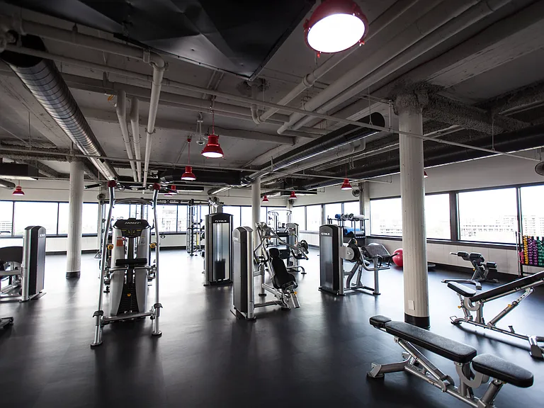 State of the art fitness center at Archer Tower in Denver, CO