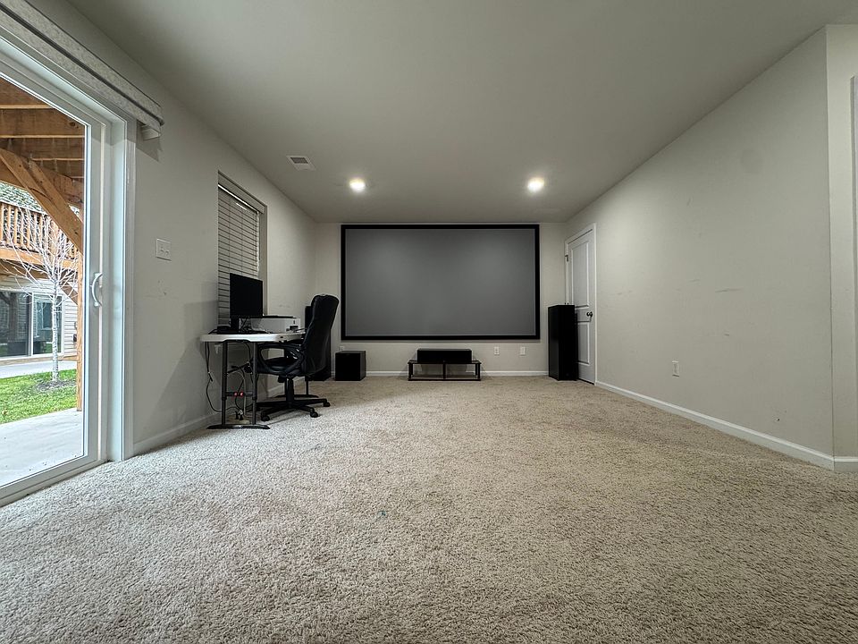 Media room on 1st floor