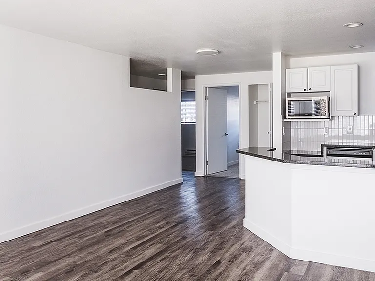 Large open floorplan with beautifully reimagined kitchen