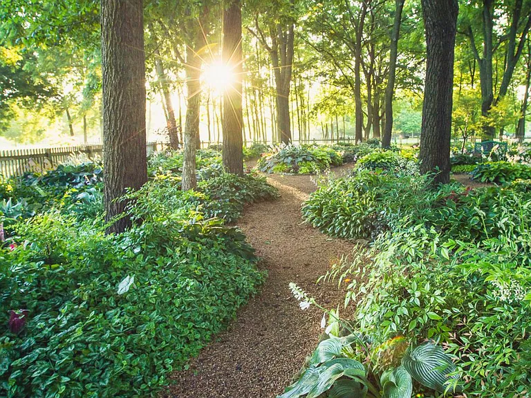 Just a short walk to the Ozark Greenway Trail.