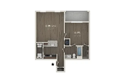 Floor plan A1L + Garage