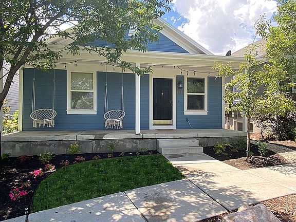 front landscaping & porch