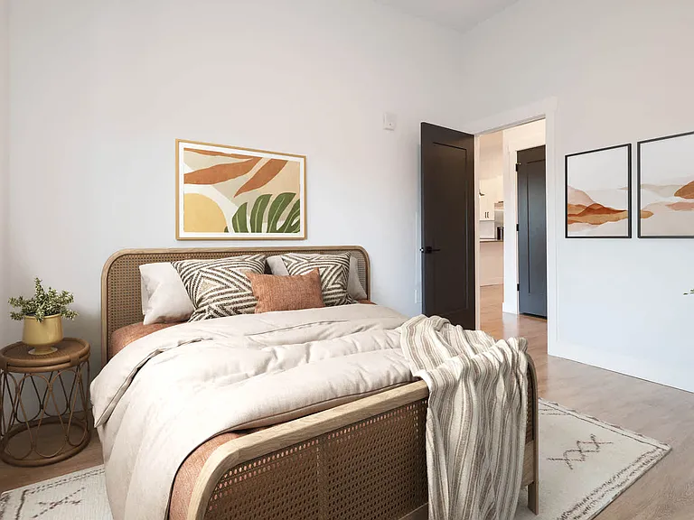 Bedroom with Hard Surface Flooring