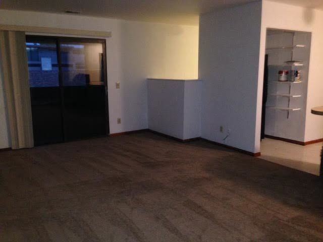Private balcony, fresh paint, and cleaned floors