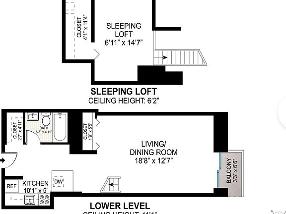 2nd image of 184 Thompson St APT 1C