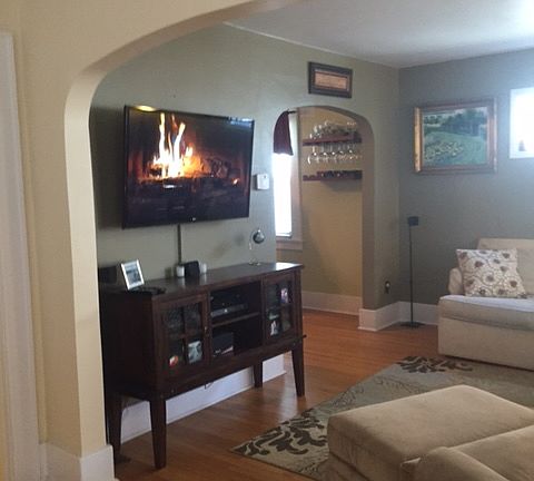 Open-concept Living Room
