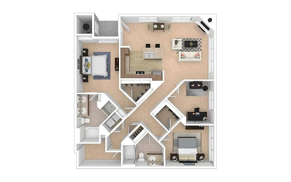 Floor plan Taupe - Classic