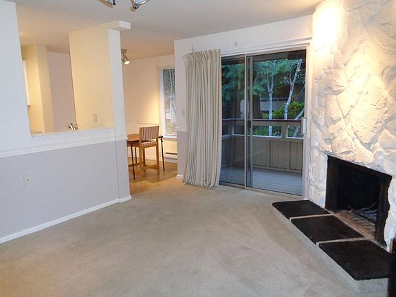G10 fireplace; living room to dining room and balcony