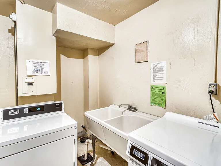 Typical Park East Laundry Room