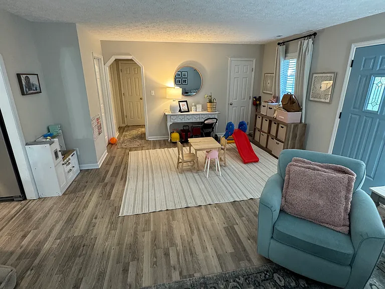 With furniture