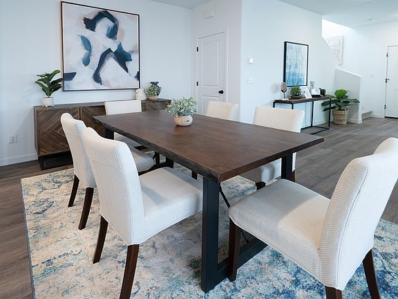 Dining area for entertaining