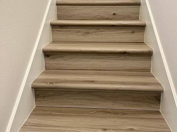 Beautiful LVT at stairs