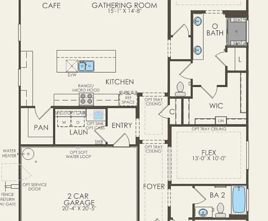 First Floor 2 br 2 ba