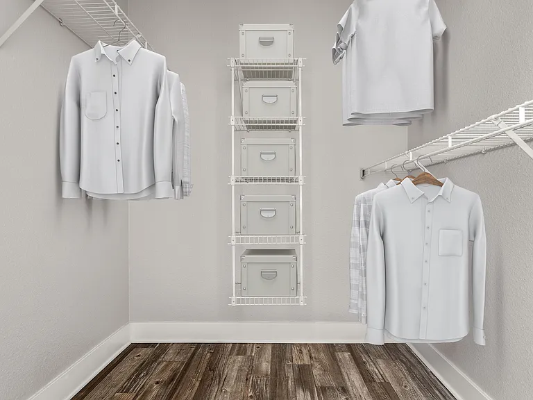 Walk-in closets built for style and function.