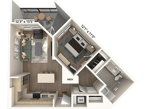 Floor plan A4m1-Base