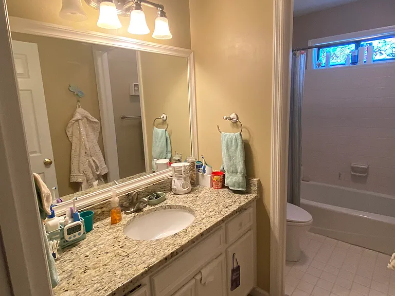 full bath on the second floor