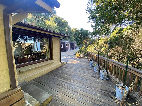 Deck to rear Sheds and Vegetable Garden Area
