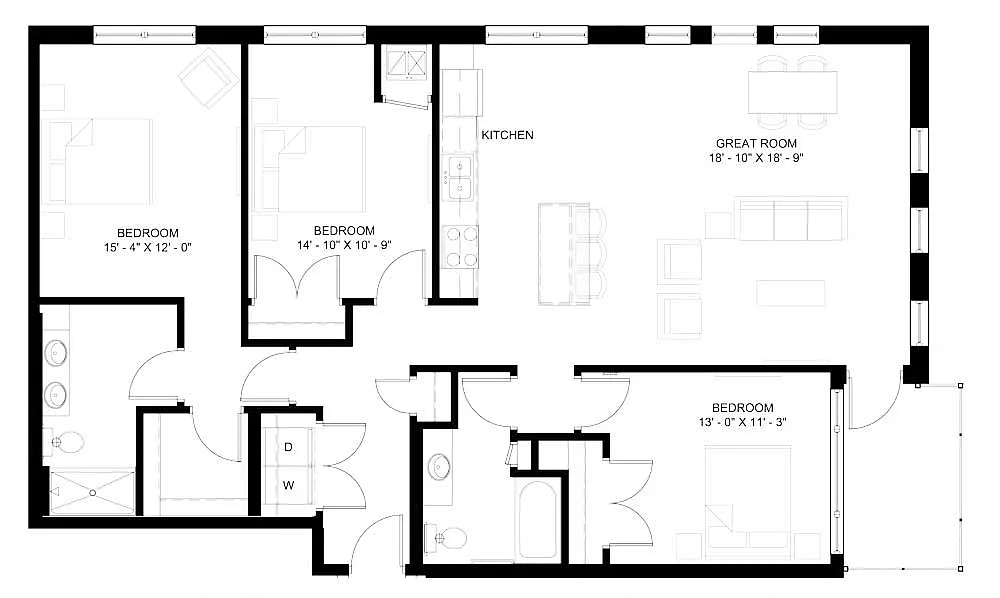 Floor plan The Everest (D2)