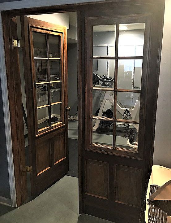 new office/wrkout room doors