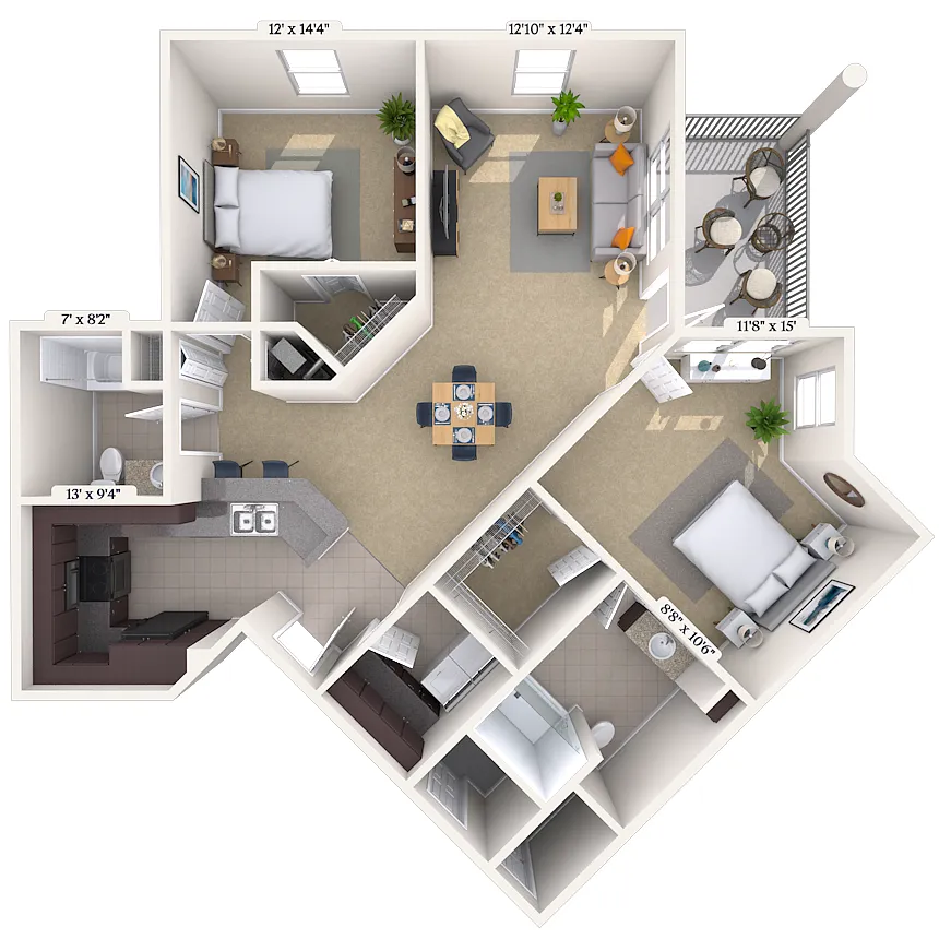 Floor plan 22B Floor Plan