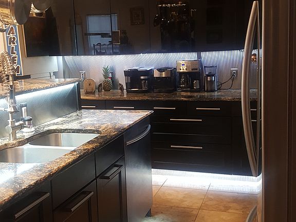 updated kitchen with granite