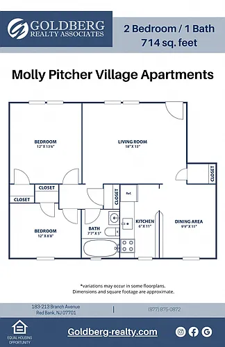 Floor plan 2 Bedroom